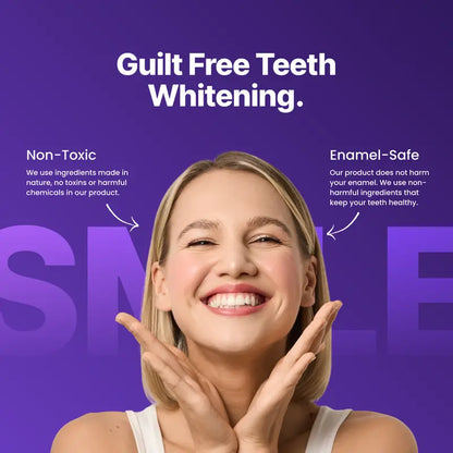49%OFF ONLY TODAY-Purple Whitening Strips