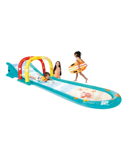 Inflatable Water Slide with Sprinkler for Kids