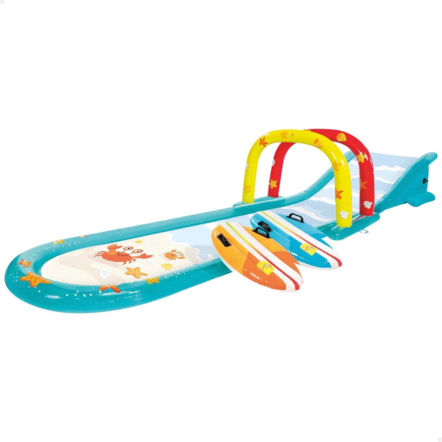 Inflatable Water Slide with Sprinkler for Kids