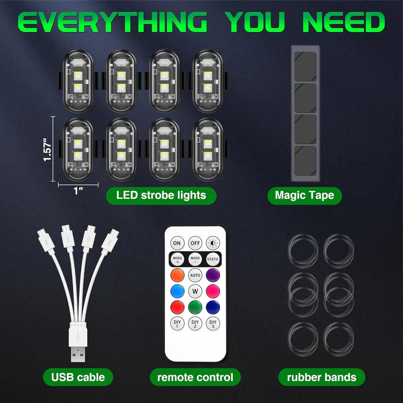 Your Ride, Your Light, Your Style - 8 Pack