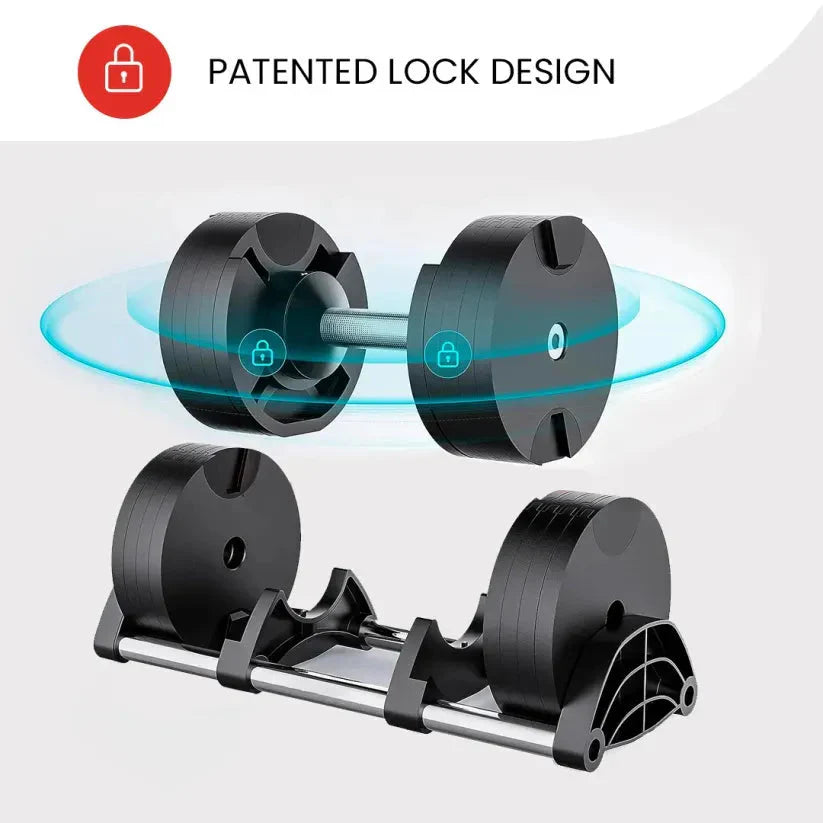 Elite Adjustable Dumbbell Set-All-in-One Strength Training System (Single)