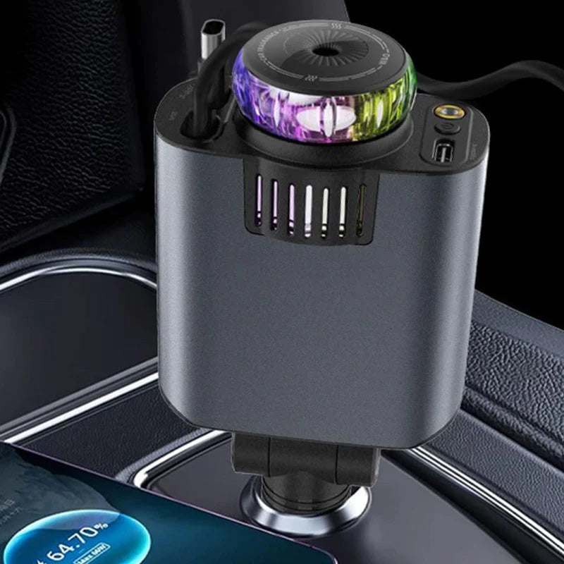 ✨ One Device, Endless Vibes | 5-in-1 Charger & Aroma Diffuser | Switch from Day Charger to Night Galaxy 🌌【50% OFF】